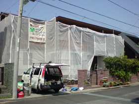 【完工事例】[08.5.19] 鎌倉市S様邸　外壁塗装・他塗装