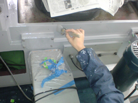 【完工事例】[08.12.28] 藤沢市D製作所内　機械塗装:after
