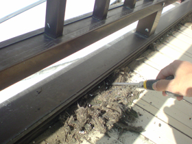 【完工事例】[09.9.24] 茅ヶ崎市住宅(2009年9月)　トタン下屋根塗装工事