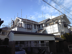 【完工事例】[11.1.11] 藤沢市N様邸　外壁塗装・屋根塗装・他塗装工事
