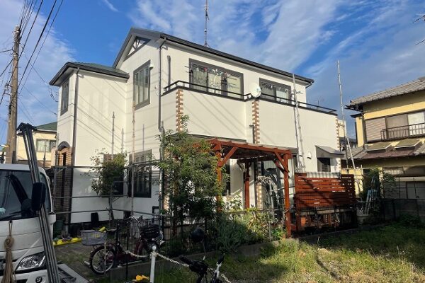【完工事例】[25.8.21]相模原市・N様邸・外壁塗装・屋根塗装・付帯部塗装・シーリング打ち替え他工事(担当：島崎太郎):after