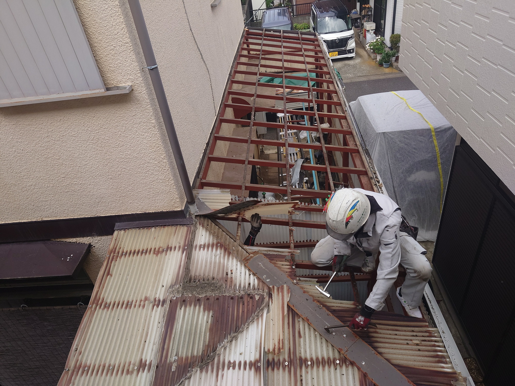 屋根葺き替え工事